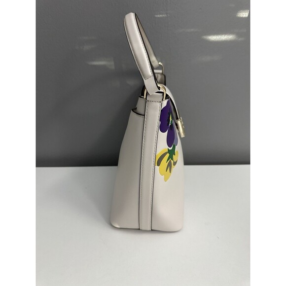 Kate Spade Shoulder Bag Reegan Pansy Toss Bucket Bag Purse Floral Handbag NWOT - Picture 5 of 10